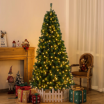 Replace 27794076 FCH 7ft 1100 Branches PVC Material DIY 200 Lights Warm Color 8 Modes Christmas Tree Green - Image 14