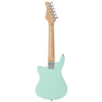 Do Not Sell on Amazon 30in Maple Fingerboard Mini Electric Guitar Kit with 5W Amplifier Bag String Shoulder Strap Plectrum Cord Wrench Tool Light Green - Image 7