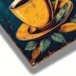 CIFbuy Vintage | Vintage Cup Metal Sign 1pc 2D Flat Tin Art Poster 8X12 Inch Retro Waterproof Rustproof Hanging Plaque Decor For Bathro TikTok, TikTok, thro Self-pickup Logiopics - Image 5