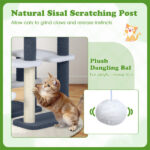 2-in-1 Cat Stairs & Tree with Sisal Scratching Post, 4 Levels Pet Steps for Elderly Cats & Short-Legged Dogs - Image 7