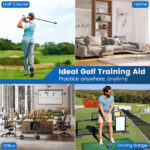 Portable Fiberglass Golf Swing Stick, Improve Grip & Shot Accuracy Golf Warm-Up Tool for Beginners & Pros-Blue - Image 10