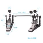 Double Kick Drum Pedal Professional Double Bass Drum Pedal - Image 12