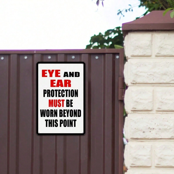 65bc4109-44b3-4cc0-a253-140dd38d0d51.png CIFbuy EYE EAR PROTECTION Metal Sign 8x12in, Outdoor Wall Art, Full Color 2D Flat Unframed Metal Plaque, Flat Unframed Metal Plaque, 20x30cm Dec SigikTok, SigikTok, r 2D Flat Unframed Metal Plaque Self-rpckup LogiopDecFull - Image 1