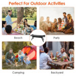Portable BBQ Griddle, Foldable Kabob Barbecue for Outdoor Hibachi BBQ Lamb Skewer Camping Barbecue Grill in Garden Backyard Party Picnic Travel No shipments on weekends - Image 4