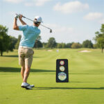 Double-Sided Golf Chipping Net - 5 Target Zones, 420D Oxford Fabric, Black - Image 6