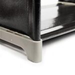 Multifunctional Assembled 3 Tiers 6 Compartments Storage Shelf Black - Image 3
