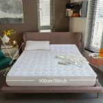 White Quilted Fitted Sheet, Fits Mattress Up to 15" Deep, 2/3-Piece Set, Twin - Image 9