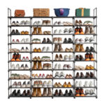 10 Tiers Shoe Rack Storage Organizer Shoe Shelf Organizer for Entryway Holds 80 Pairs Shoe, Stackable Shoe Cabinet Shoe Rack - Image 4
