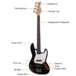 [Do Not Sell on Amazon] Electric GJazz Bass Guitar Cord Wrench Tool Black & White - Image 17