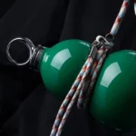 Gourd Shape Insulated Tumbler with Straw 520ml Travel thermos darkgreen - Image 4
