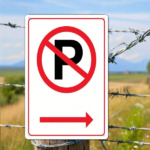 CIFbuy No Parking Right Arrow Tin Sign 8x12in, Resistant Outdoor Metal Plaque, Rustic Directional Wall Art, Wall Art, 2D Flat Unframed De Tin SikTok, Tin SikTok, ic Directional Wall Art Self-sickup Logiop Deque - Image 7