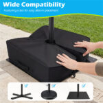 90lbs Patio Umbrella Base Weight Bag 900D Oxford Weatherproof Sand Bag for Cantilever Offset Umbrella - Image 6