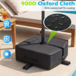 90lbs Patio Umbrella Base Weight Bag 900D Oxford Weatherproof Sand Bag for Cantilever Offset Umbrella - Image 8