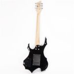 [Do Not Sell on Amazon] Flame Shaped Electric Guitar with 20W Electric Guitar Sound HSH Pickup Novice Guitar Audio Bag Strap Picks Shake Cable Wrench Tool Black - Image 6