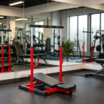 Heavy-Duty Red Vertical Leg Press Machine with Adjustable Leg, Back & Head Positions, 1" Standard Plate Compatible Strength Training Equipment - Image 6