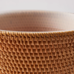 Rattan Bathroom Trash Can - Image 6