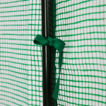 Mini Walk-in Greenhouse with PE Cover, 4-Shelf Indoor Outdoor Plant Gardening Green House for Garden Backyard, 56" x 29" x 77", Green - Image 8