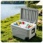 103QT Hard Ice Cooler, Retention Portable Cooler with Wheels, 330LBS Support Seat, Leak-Proof Ice Chest for Camping Beach - Image 7