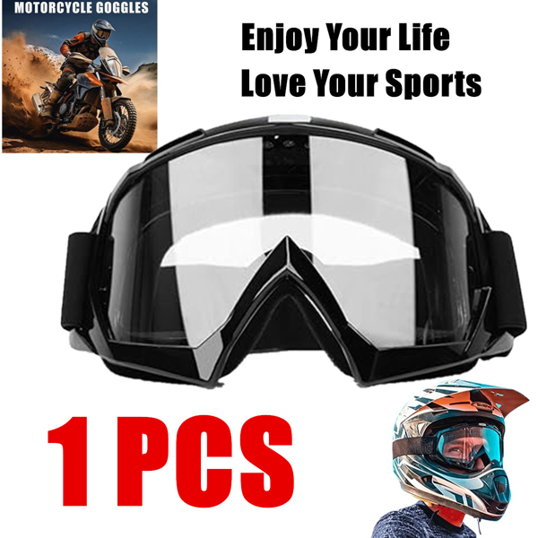 Windproof Anti-Scratch Dustproof Motorcycle Riding Goggles Ski Goggles Racing Goggles (US Logistics only For USPS.TK/TMEU only For self-pickup)