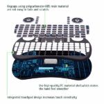 {Amazon } Mini i8 Wireless Keyboard 2.4G with Touchpad for PC BACK LIGHT Kodi Media Box - Image 4