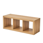 3 Cube Storage Organizer, Light Honey (Shipment from Walmart) - Image 2