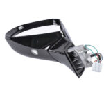 Left Driver Side Mirror Fit for Hyundai Santa Fe 1.6L 2.5L L4 GAS 2021-2023 4-Door Manual Folding Heated No Memory Paintable With Puddle Light No Auto-Dimming Power Adjust 87610-S2410 HY1320331 - Image 4