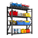 Heavy Duty Garage Shelving Units 64.5"H"67"W 21.6"D, 4-Tier Steel Adjustable Metal Storage Shelves,3000 lbs Industrial Rack for Garage Organization,Basement,Warehouse,Workshop,Utility Shelving for Tools - Image 8