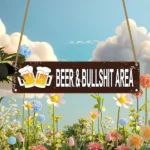 CIFbuy Farmhouse Wooden Sign Beer And Blather Zone Wall Decor For Park Community Farmhouse Home Commercial (TikTok, temu pick-up service) - Image 5