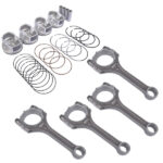 Set of 4 Connecting Rod & Piston Kit For Hyundai Accent Kia Rio 1.6L 2012-2017 230412B600 235102B010 - Image 3
