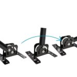 G01 Universal 180°Adjustable TV Antenna J-Pole Aerial Bracket Black - Image 5
