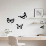 CIFbuy™ Graceful Insect Metal Wall Accents 3 pcs Featuring Black Dragonfly Hummingbird Butterfly Designs Delicate Hanging Wall Decoration for Gardens (TikTok/temu self-pickup orders) - Image 2