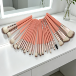 25pcs Makeup Brush Concealer Blush Foundation Eyeshadow Make Up Brush Makeup tools Prink (US Logistics only For USPS.TK/TMEU only For self-pickup) - Image 6