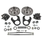 Disc Brake Kit 11 Inch 5 on 4-3/4 Metric Caliper Replacement for Ford Spindle 1937-1948 - Image 5