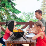 Portable Charcoal Grill with Thermometer & Wooden Handle, Compact Tabletop Barbecue Grill for Outdoor Camping BBQ Grilling Backyard Party Cooking - Image 10