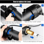 4-in-1 pond filtration pump with fountain and disinfection equipment, etc - Image 6