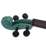 New 4/4 Acoustic Violin Case Bow Rosin Green - Image 14