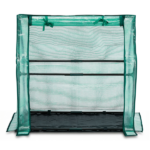 Mini Greenhouse with PE Cover, Indoor Outdoor Plant Gardening Green House for Garden Backyard, 36*18*33in, Green - Image 8
