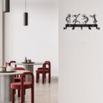 CIFbuy Top - Notch Wall - Mounted Coat Rack. The Vintage Black Metal Key Holder with Hooks for Coats, Hats, and Clothes is a Premium (TikTok/temu self-pickup orders) - Image 3