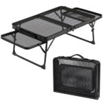 3 ft Portable Picnic Table with Wing Panels - Image 3