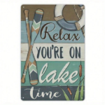 CIFbuy 8x12 Inch ( 20.3x30.5cm ) Vintage Rustic Aluminum Sign Farmhouse Fishing (TikTok, temu pick-up service) - Image 7