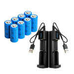 8 x 16340 Batteries 3.7V Li-ion Rechargeable Battery+2 x USB Charger (US Logistics For USPS/DHL/Fedex/UPS. No designated logistics accepted TK/TMEU only For self-pickup - Image 5