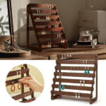4-Tier Clothes Drying Rack, Sturdy Laundry Drying Rack with Wheels and 24 Rods, Wings Foldable, Clothes Hanger for Indoor and Outdoor (Shipment from Walmart) - Image 9
