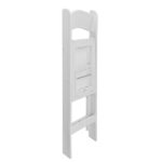 Replacement 15868578 4 Pack Folding Chairs, Resin Chairs with Padded Seat, Comfortable Event Chairs Indoor Outdoor for Home Event Party Picnic School Wedding, White - Image 10
