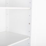 Single Drawer Double Door Storage Cabinet White - Image 12