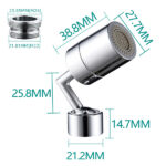 Brass Faucet Aerator M22 X M24 Sink Aerator for Tap Chrome - Image 8