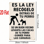 CIFbuy 1pc Spanish Por Favor Limpie El Excremento De Perro Dog Poop Sign, Perro Dog Poop Sign, Wall Mounted Yard Potty Reminder Sign LimpieikTok, LimpieikTok, Self-o ckup Logiopgn - Image 2