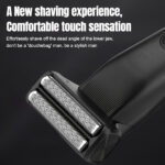 Beard Trimmer, 3 in 1 Hair Clippers and Mens Grooming Kit, Face, Nose, Ear Hair Trimmer - Black - Image 4