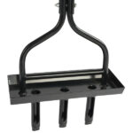 43in Lawn Aerator Garden Tool with Soil Core Tray, Manual Grass Plug Aerators & A Cleaning Tool, Coring Aeration Tools with 3 Tines for Gardening, Soil Compaction, Lawn Yard Care, Black - Image 13