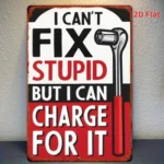 CIFbuy Sarcastic Retro Metal Sign Sometimes It's Too Late To Correct Rustic Wall Decor For Home Porch Garage Cafe Bar Garden (TikTok, temu pick-up service) - Image 15