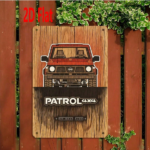 CIFbuy 1pc 2D Flat Red Off-Road Car Metal Sign, 7.87*11.81 Inch Waterproof Vintage Wall Plaque, Wall Plaque, Outdoor Garage Art Decor Off-Road CarikTok, Off-Road CarikTok, que Self-1 ckup Logiopor - Image 6